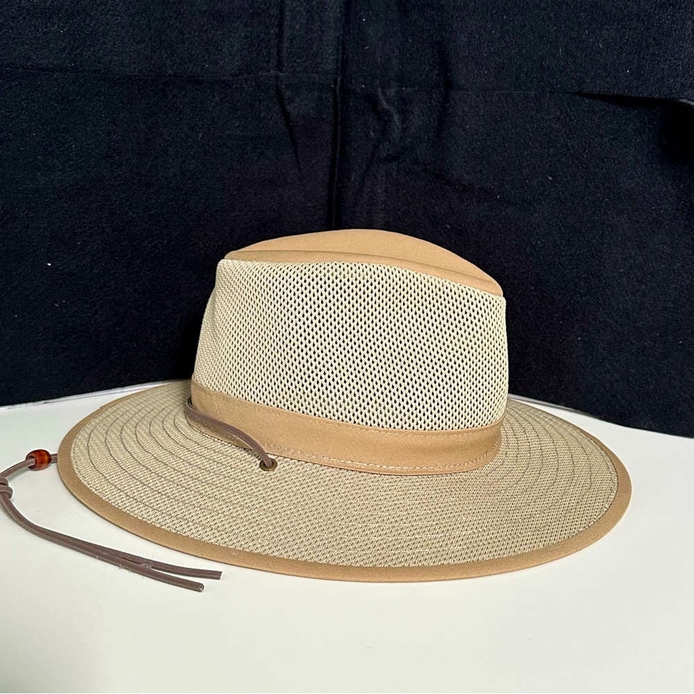 Henschel Men’s Aussie Mesh Breezer Hat- Khaki NWOT Small